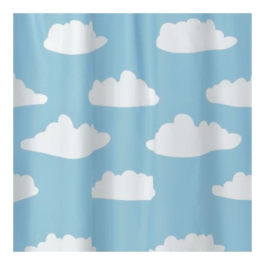72" x 72" Cloud Blue Shower Curtain