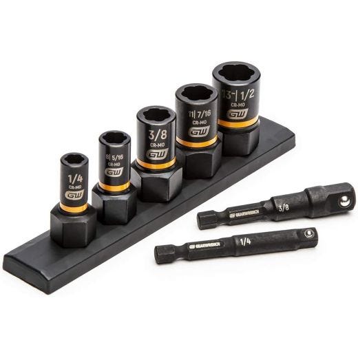 GearWrench SAE Bolt Biter Impact Extraction Set 7-Piece