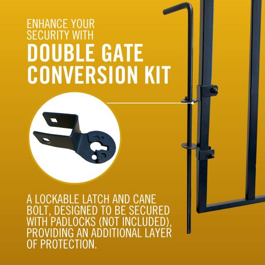 Double Iron Hardware Upgrade Conversion Gate Kit