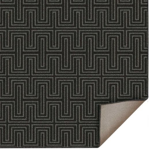 2' x 5' Dark Charcoal Warren Decorative Mat
