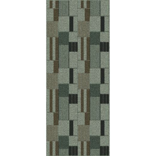 2' x 5' Bricks Coquille Grise Decorative Mat