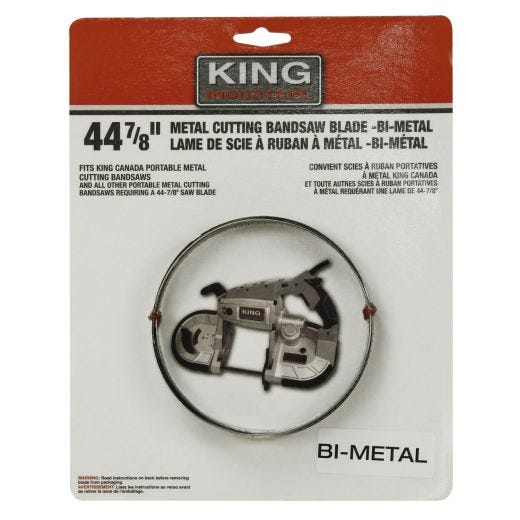 King Canada 44-7/8" Metal Cutting Bandsaw Blade