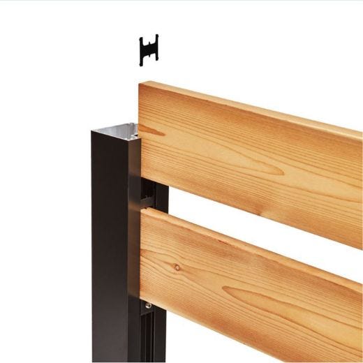72" End Post