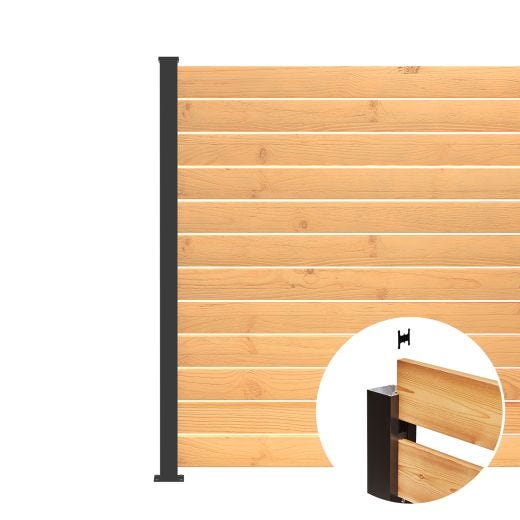 72" End Post