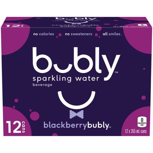 Bubly Blackberry 473mL