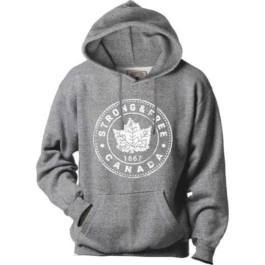 Oxford Grey Fleece Hoody