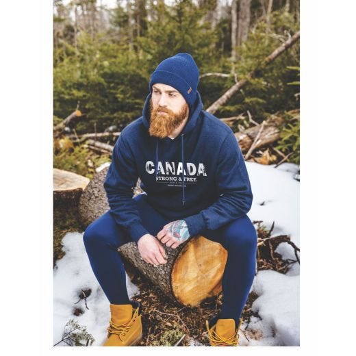 Oxford Navy Fleece Hoody