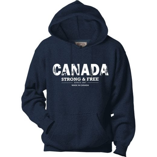 Oxford Navy Fleece Hoody