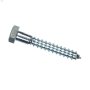 1/2" x 5-1/2" Zinc Plated Hex Lag Screw