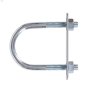 5/16" x 3" Zinc Plated U-Bolt