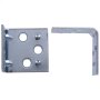 1-1/2" Zinc Plated Double Wide Corner Brace