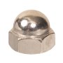 M8 x 1.25 Zinc Plated Acorn Cap Nut