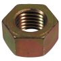 1/4-20 écrou hexagonal de grade 8 jaune zinc,4/pqt