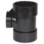 3" x 3" x 2" ABS Reducing Pipe Tee
