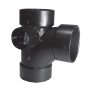 3" x 3" x 3" x 1-1/2" ABS Sanitary Pipe Tee LSI