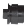 4" ABS Cleanout Adapter With Gasket Plug