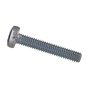 M4 x 0.7 x 45 mm Zinc Pan Head Machine Screw-3/Pack