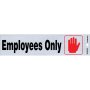 Écriteau Réservé aux employés