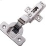 Polished Nickel Soft Close Frameless Inset Hinge