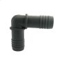 3\/4\" Insert End Gray Polyethylene 90 Degree Hose Elbow