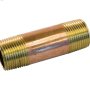 3/4" x Mamelon de tuyau fileté fermé en bronze