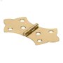 1-11\/16\" x 3-1\/16\" Solid Brass Decorative Hinge-2\/Pack