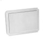 Duraflo 8.955\" x 12.935\" White Jumbo Block Scalloped