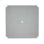 Duraflo 6.624\" x 6.624\" White Surface Series Block Scalloped