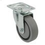 3\" Dia x 3-13\/16\" Height Black Medium Duty Swivel Caster