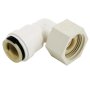 1/2" Female Plastic Quick Connect Elbow