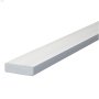 8' x 1-1\/4\" x 3\/8\" White Door Stop Moulding