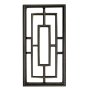 9 x 17\" Black Cast Aluminum Rectangle\u00a0Fence & Gate Insert