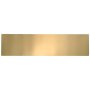 Curb Appeal 30\" x 6\" Polished Brass Anti-Tarnish Kick Plate