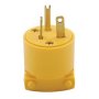 Yellow Straight Blade Plug 20A 250V 2P\/3W