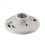 White Porcelain E26 Base 1-Piece Ceiling Lampholder