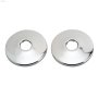 1\/2\" C 3\/8\" IP Chrome Plated Steel 2-Piece Pipe Flange Set