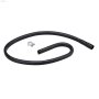 M-Line 5' Black Rubber Discharge Hose
