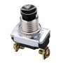 3A At 240VAC SP Black SPST Contact Push-Button Switch