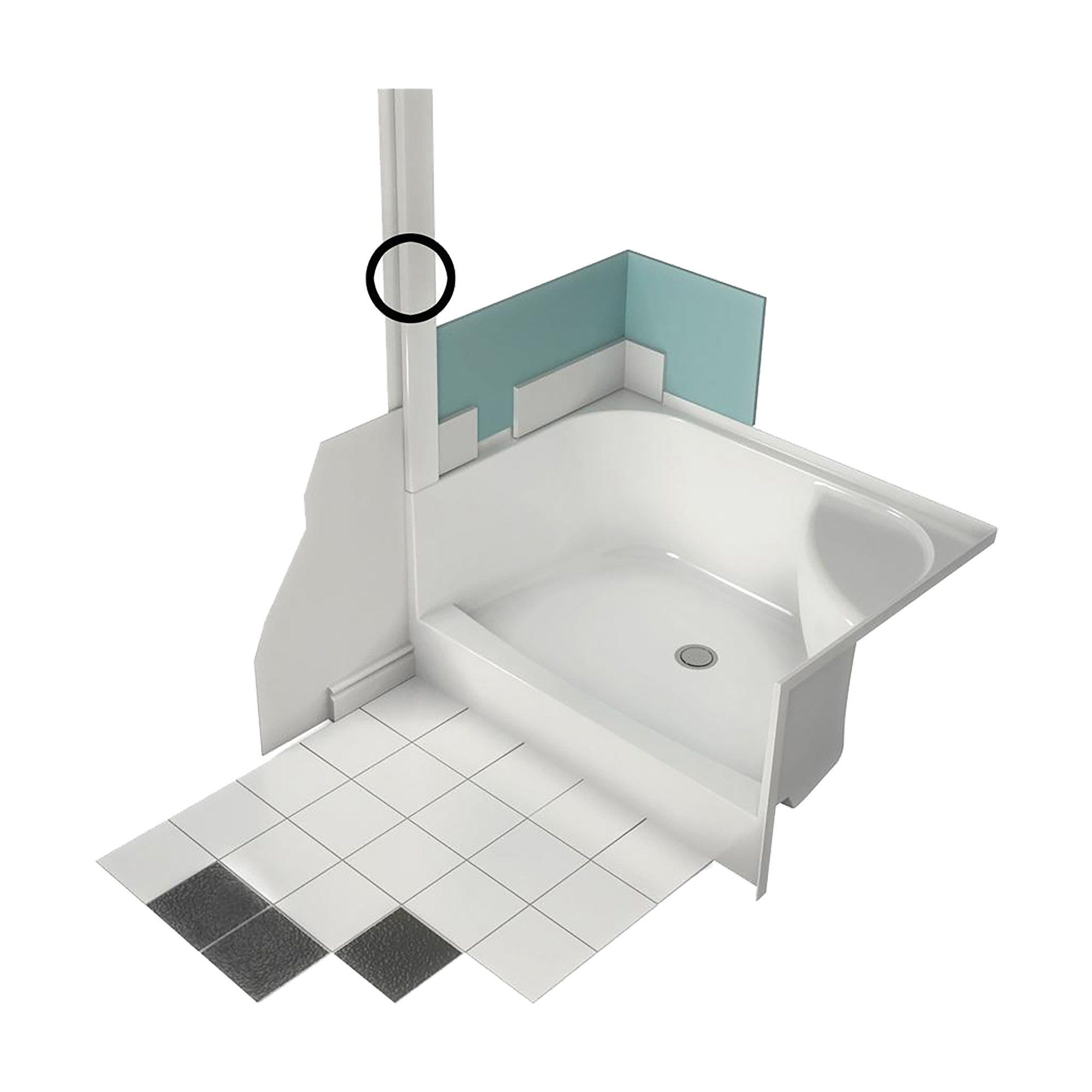 Maax Bath - Essence TS-6030 4-Piece Tub Shower | Bathtub