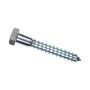 1/2" x 3" Zinc Plated Hex Lag Screw