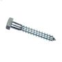1/2" x 5-1/2" Zinc Plated Hex Lag Screw