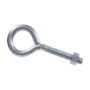 #10-24 x 2" Zinc Plated Eye Bolt