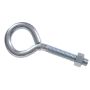 3/8-16 x 2-1/2" Zinc Plated Eye Bolt