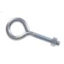 3/8-16 x 8" Zinc Plated Eye Bolt
