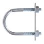 1/4" x 2-3/4" Zinc Plated U-Bolt