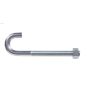 1/4-20 x 4" Zinc Plated J-Bolt