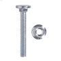 1/4" x 1-3/4" Zinc Plated Carriage Bolt-12/Pack
