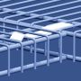 3" Length x 1" Epoxy Coated Steel Shelving Corner Bracket