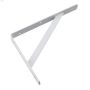 400 mm x 254 mm White Cold Rolled Steel Ultimate L-Bracket