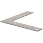 1-1/2" x 3/8" Zinc Plated Iron Flat Corner Brace
